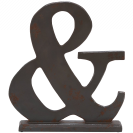 Deco 79 Industrial Chic Wooden Ampersand